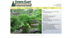 Desktop Screenshot of downeastlandscape.com