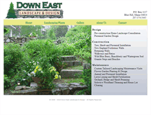 Tablet Screenshot of downeastlandscape.com